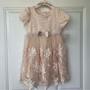 •NANNETTE BABY• Ivory Lace Skirt Party Dress - Size 24 Months